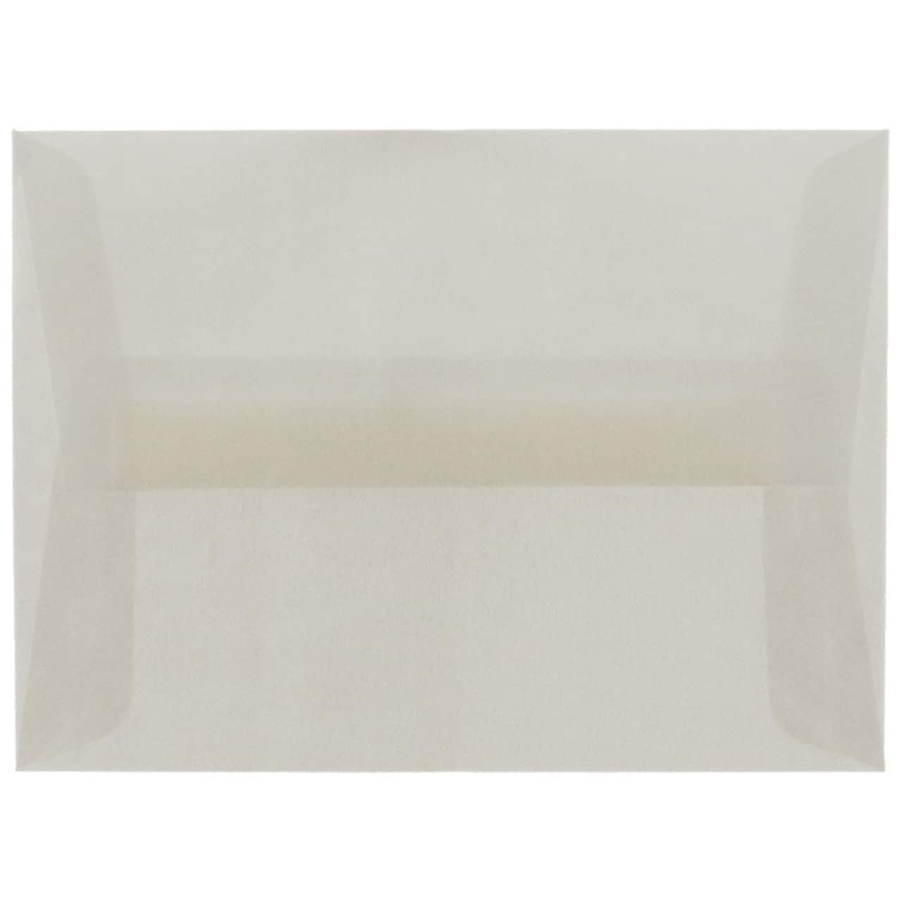 JAM Paper 4.75" x 6.5" Translucent Envelopes, 50ct.